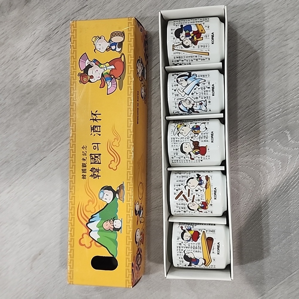 Korean Shot glasses cute designs